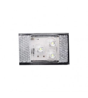Lampa laterala LED 14x07 12V pozitie-semnalizare alb, rosu, galben Cod: LED1407