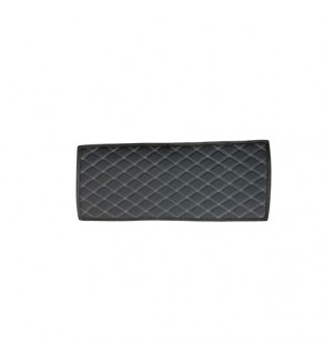 Covoras tunel imitatie piele negru cusatura gri 25x60cm