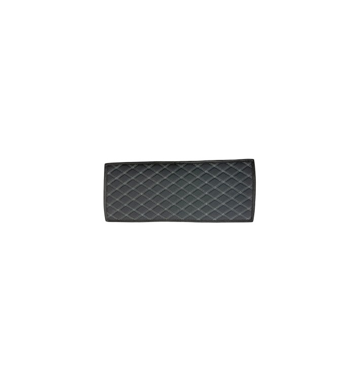 Covoras tunel imitatie piele negru cusatura gri 25x60cm