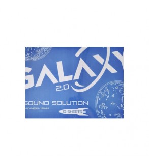 Set 10 foi insonorizant auto PARACOAT Galaxy, 2 straturi butyl + aluminiu, 700x500 mm, grosime 1.6 mm