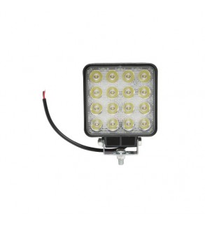 Lampa cu 16 LED-uri 10-30V 48W unghi radiere 30 de grade tip spot 108x108x57mm Cod: BK69017S