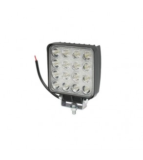 Lampa cu 16 LED-uri 10-30V 48W unghi radiere 30 de grade tip spot 108x108x57mm Cod: BK69017S