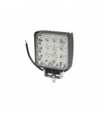 Lampa cu 16 LED-uri 10-30V 48W unghi radiere 30 de grade tip spot 108x108x57mm Cod: BK69017S