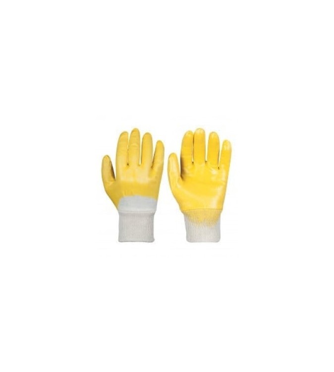 Manusi de protectie  cauciucate  Galbene Flores Cod: FS-12830