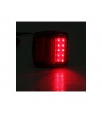 Set lampa spate LED 110x105 mm, 5 functii, iluminare numar, stanga-dreapta Cod: H5-363PC