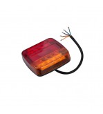 Set lampa spate LED 110x105 mm, 5 functii, iluminare numar, stanga-dreapta Cod: H5-363PC