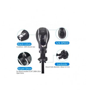 Maner schimbator din plastic compatibil Opel Astra Buick excelle GT-XT cu 2 adaptoare pentru 5 si 6 viteze Cod: SC-121