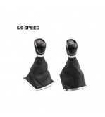 Maner si Manson schimbator  imitatie piele  compatibil Ford Focus MK2 cu 2 adaptoare pentru 5 si 6 viteze  Cod: SC-150