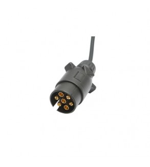 Set lampi magnetice 12V pentru remorca, fisa 7 pini, cablu 7.5m + cablu 2.5m Cod: BK69173