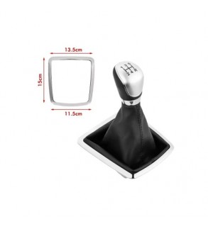 Maner si Manson schimbator  imitatie piele  compatibil Ford Focus MK2 2009-2015 5 viteze Cod: SC-152