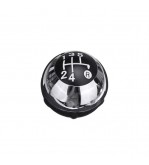 Maner  schimbator auto din plastic compatibil Fiat 500 2012-2018 cu 2 adaptoare pentru 5 si 6 viteze  Cod: SC-187