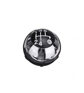 Maner  schimbator auto din plastic compatibil Fiat 500 2012-2018 cu 2 adaptoare pentru 5 si 6 viteze  Cod: SC-187