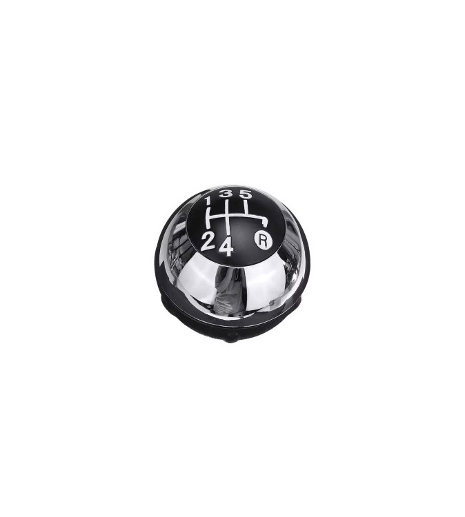 Maner  schimbator auto din plastic compatibil Fiat 500 2012-2018 cu 2 adaptoare pentru 5 si 6 viteze  Cod: SC-187