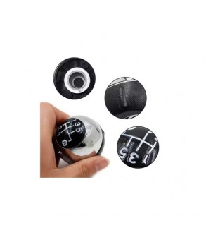 Maner  schimbator auto din plastic compatibil Fiat 500 2012-2018 cu 2 adaptoare pentru 5 si 6 viteze  Cod: SC-187