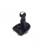 Maner si manson  schimbator auto imitatie piele compatibil  Seat Altea ,Leon, Toledo III 5 viteze Cod: SC-191