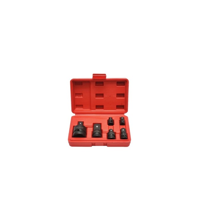 Trusa adaptoare antrenor clichet tubulare cu patrat 1-4, 3-8, 1-2, 3-4 inch 6 piese Cod: DISTS90