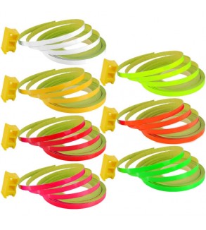 Abtibild jante culoarea rosu fluorescent. 0,64 cm X 9,6m