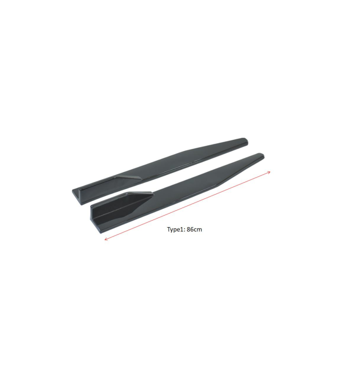 Set prelungiri ornament praguri laterale tuning CARBON. Cod: UNIV-051 86cm