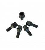 Prezoane Jante Aluminiu M12x1,5mm Negre , con drept , 26mm
