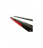 Set prelungiri ornament praguri laterale tuning, Negru Lucios-Rosu  Cod: PRG1012
