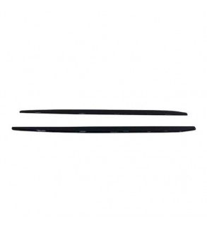 Set prelungiri ornament praguri laterale tuning,  negru lucios , lungime 190cm Cod: PRG1009-190 ( nu se trimit prin curier )