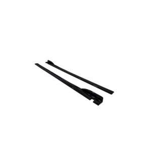 Set prelungiri ornament praguri laterale tuning L-195cm, culoare Negru Lucios  Cod: PRG1010-195  ( nu se trimit prin curier )