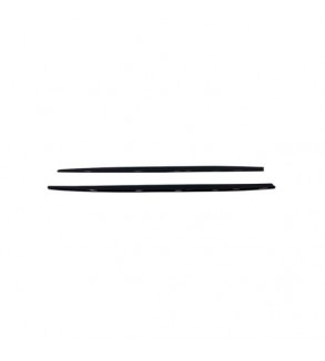 Set prelungiri ornament praguri laterale tuning, lungime 205cm, negru lucios  Cod: PRG1009-205 ( nu se trimit prin curier )