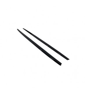 Set prelungiri ornament praguri laterale tuning, lungime 205cm, negru lucios  Cod: PRG1009-205 ( nu se trimit prin curier )