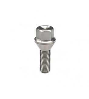 Prezoane pentru jante de aluminiu, M12x1,25 mm, cu con drept, lungime 28 mm, cap cheie 17 Cod: B127