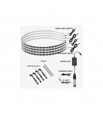 Inele lumina jante LED RGB cu aplicatie BTT 12V Cod: HH-64155