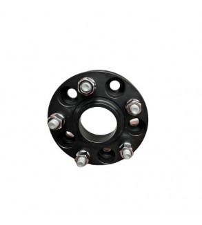 Distantier jante auto 5x114,3 30mm  Negru prindere dubla cu piulite  M12x1,5  67,1-66,1  Cod: DST3020