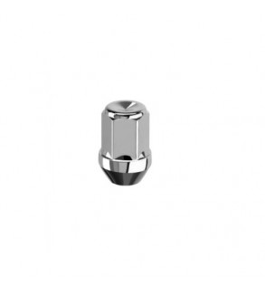 Piulite pentru jante de aluminiu, M12x1,5 mm, con drept, cap cheie inchis  17 mm Cod: N151