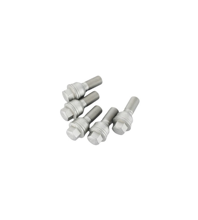 Prezoane pentru jante  compatibile Audi si Volkswagen  M14x1,5 mm, cu conrotund , lungime 30mm, cap cheie 17 Cod: B1286