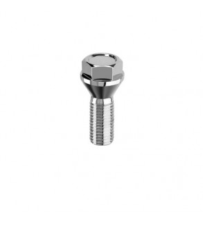 Prezoane pentru jante de aluminiu,cap scurt, dimensiuni M12x1,5 mm, lungime 26 mm, cu con drept Cod: B203
