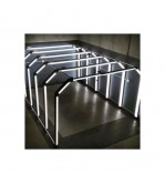 Tunel LED detailing auto 1470W, 6000K alb rece, 4000x5244 mm Cod: HEX5