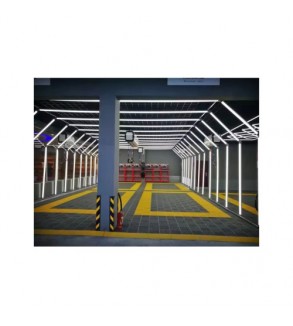 Tunel LED detailing auto 1470W, 6000K alb rece, 4000x5244 mm Cod: HEX5