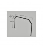 Tunel LED detailing auto 1470W, 6000K alb rece, 4000x5244 mm Cod: HEX5