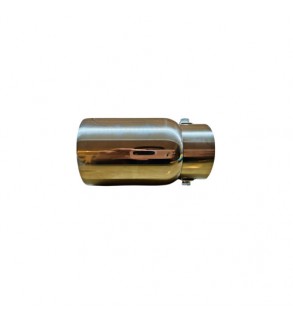 Ornament toba inox Premium, intrare 6.3 cm, lungime 13 cm, diametru exterior 7.5 cm Cod: 7100110