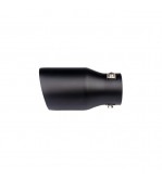 Ornament toba inox negru mat Premium, intrare 6.3 cm, diametru exterior 8.9 cm Cod: MS160-8926MXH