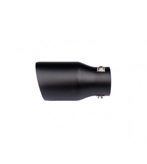 Ornament toba inox negru mat Premium, intrare 6.3 cm, diametru exterior 8.9 cm Cod: MS160-8926MXH