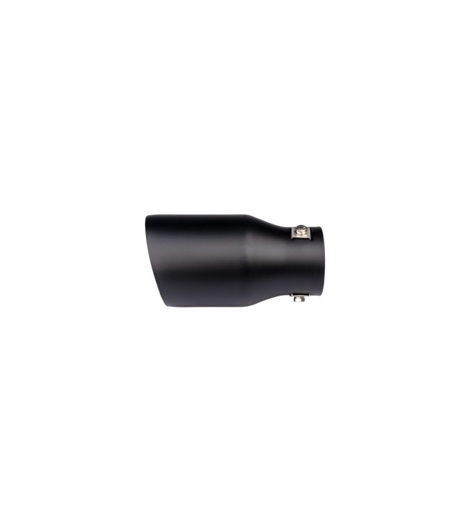 Ornament toba inox negru mat Premium, intrare 6.3 cm, diametru exterior 8.9 cm Cod: MS160-8926MXH
