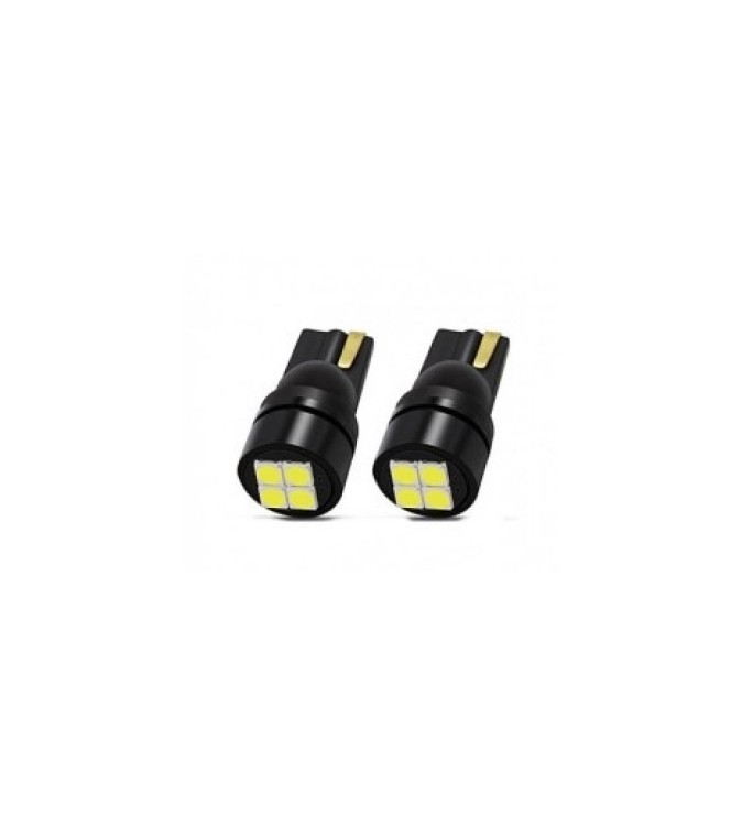 Bec LED T10 4LED 3030 4W 12V CANBUS, lumina alba 380 lm Cod: JSUN17 Bec LED T10 4LED 3030 4W 12V CANBUS, lumina alba 380 lm Cod: JSUN17