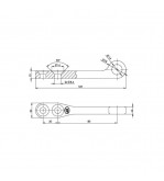 Contraplaca inchizator industriala 800 kg pentru remorca sau container Cod: Z-16-03