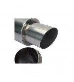 Toba sport inox Japan Style, diametru intrare 51mm, lungime 145mm Cod: 142150XB
