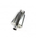 Toba sport inox dubla, diametru intrare 60 mm, lungime totala 550 mm, corp 320 mm Cod: 801212-7676P