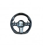 Volan sport carbon cu display compatibil BMW Seria 5 F10-F11-F07, Seria 6 F06-F12-F13, Seria 7 F01-F02, Cod: OCH-16