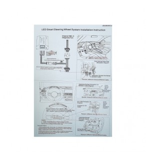 Volan sport carbon cu display compatibil BMW Seria 5 F10-F11-F07, Seria 6 F06-F12-F13, Seria 7 F01-F02, Cod: OCH-16