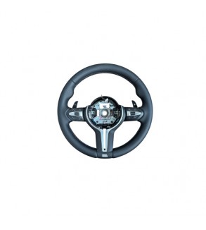 Volan sport piele compatibil BMW Seria 5 E60-E61, Seria 6 E63-E64 pana la 09-2005  Cod: OCH-18