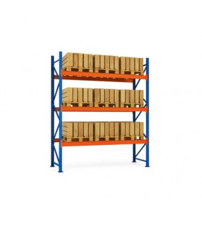 Raft metalic industrial 3 niveluri, 29.7m lungime, 99 paleti Cod: DISAY21