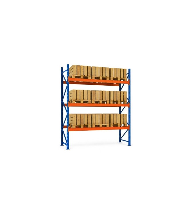 Raft metalic industrial 3 niveluri, 29.7m lungime, 99 paleti Cod: DISAY21
